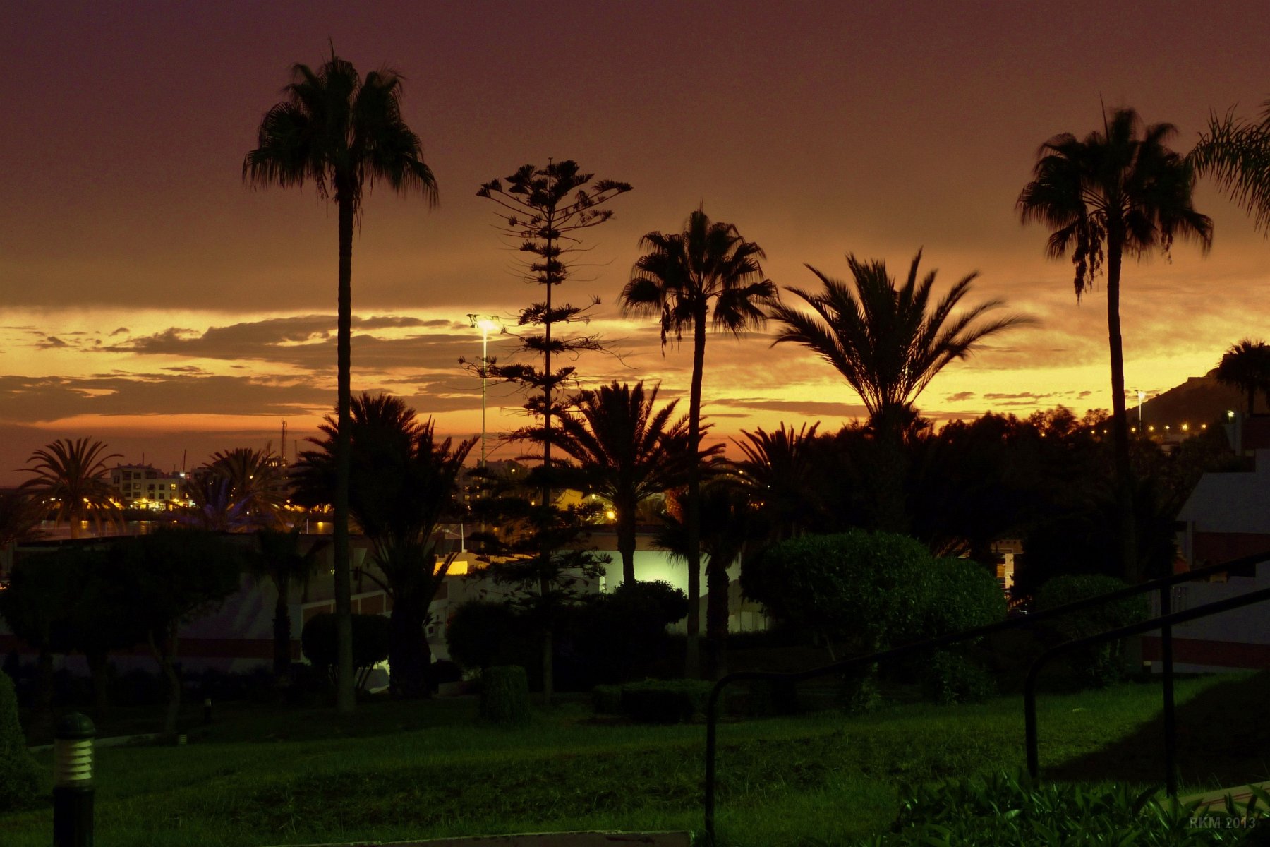 Agadir, jardins de l'hotel Almoggar